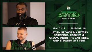 Jaylen Brown & Kristaps Porzingis: Cookies & Cream, inside the car rides, and stealing JB’s seat