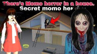 There's Momo horror in a house Rina Tamaki Secret SAKURA SCHOOL SIMULATOR MOVE