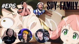 SPY FAMILY EP6 REACTION MASHUP | ANYA 