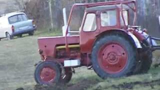 MTZ-50 plowing