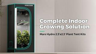 Your Indoor Growing Solution: Mars Hydro FC-E1500 LED Grow Light + 2.3'X2.3' Complete Grow Tent Kits