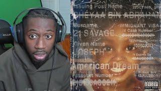 BEST ALBUM THIS YEAR! | 21 Savage - American Dream | Full ALBUM REACTION/REVIEW