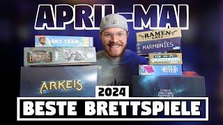 Die besten Brettspiele 2024  Meine Top Spiele im April & Mai