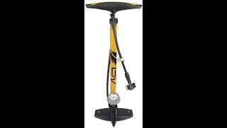 BV Bicycle Ergonomic Bike Floor Pump with Gauge  Smart Valve Head 160 psi Automatically, AllyBuddy