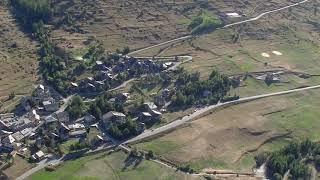 Villages du Queyras vus du ciel