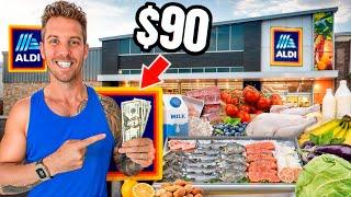 ALDI Grocery Haul: 1-Week Healthy Eating Challenge Under $90