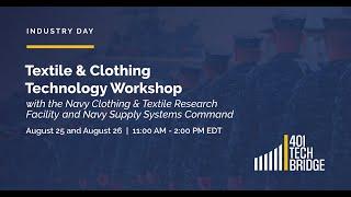 401 Tech Bridge Presents: Textile & Clothing Technology Workshop - Day 2 of 2
