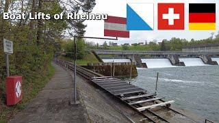 Boat Lifts of Rheinau (Apr 2024) 4K #switzerland #funicular #Rheinau