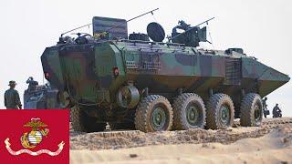 USMC, Amphibious Combat Vehicle ACV. Military exercises in the Republic of Korea.