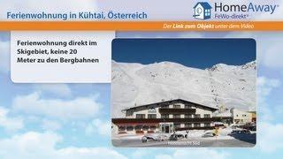 Tirol: Ferienwohnung direkt im Skigebiet, keine 20 Meter zu den Bergbahnen - FeWo-direkt.de Video