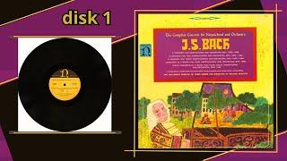 The Complete Concerti For Harpsichord And Orchestraby.  Johann Sebastian Bach. Disk 1