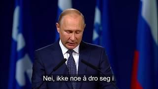 Putin snakker norsk!