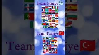 Team Greece Vs team Türkiye