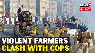 Farmers Protest LIVE Today : Borders Sealed As Delhi Turns Into Fortress | Kisan March Live | News18