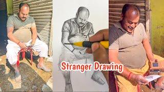 Live Drawing of stranger #shorts #drawing #art