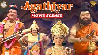 Agathiyar - முருகப்பெருமான் அகத்தியரின் தமிழ் இலக்கியத்தை பரீட்சிக்கும் காட்சி | APN Films