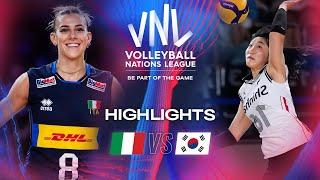  ITA vs.  KOR - Highlights | Week 3 | Women's VNL 2024