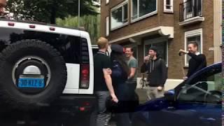 Stag arrest, striptease show in the hummer limo