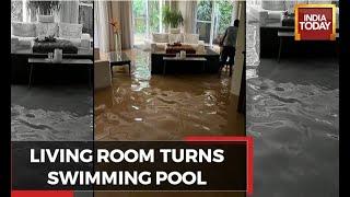Bengaluru Rains : Luxurious Villa At Yemalur Bengaluru Flooded After 48 Hours Of Constant Rain