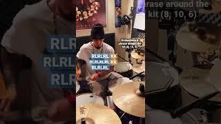 Drum Fill Using 16th Note Triplets (Phrasing Ideas)