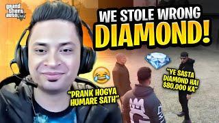 WE STOLE THE WRONG DIAMOND (SCAMMED)  GTA 5 GAMEPLAY - MRJAYPLAYS