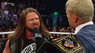 AJ Styles mentions AEW, NJPW and ROH - Smackdown 6/14/2024 (Full Segment)