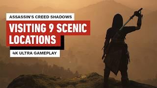 9 Of The Most Impressive Looking Vistas In Assassin’s Creed Shadows - 4K Gameplay