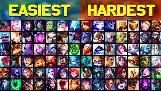 Every Easiest and Hardest Champions in League of Legends - Chosen by You!