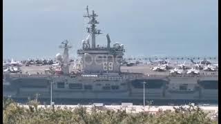 Έδεσε στη Σούδα το USS Dwight D. Eisenhower