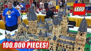 Huge LEGO Harry Potter Hogwarts with 100,000+ Pieces!