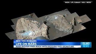 NASA rover finds rock that may hold clues to life on Mars