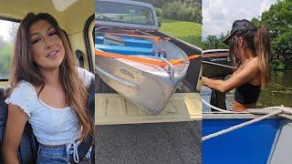 Road trip to buy a 1956 Feathercraft Car Topper aluminum boat