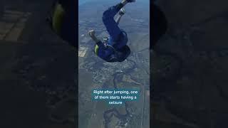 Man Saves His Friend's Life While Parachuting 