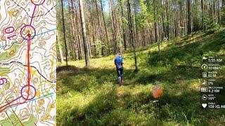 Спортивное ориентирование (headcam orienteering) - Белые Ночи 2022, Петяярви, классика - 26.06.2022