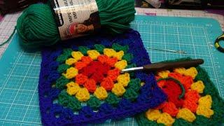 Super Easy "Join As You Go" Granny Square "Crochet Along" Blanket! Part 1: First 12 Squares!