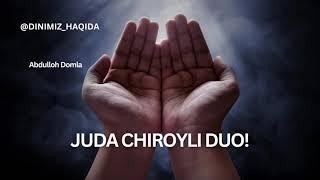 JUDA CHIROYLI DUO - ABDULLOH DOMLA | #abdullohdomla #dinimizhaqida #maruza