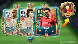 I got Carnival Diaz, Zico & Roberto Carlos in FC Mobile