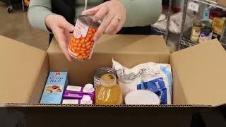 Senior Food Box CSFP Unboxing