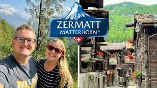 Sightseeing In Switzerland! BEAUTIFUL Zermatt Village & The Matterhorn!