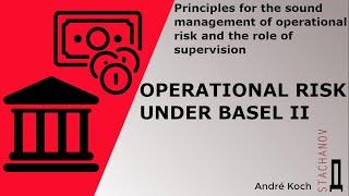 Principles for the sound management of operational risk under Basel II: an explanation and resumé.