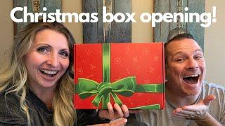 Christmas box opening