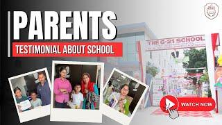 Parents Speak: The G21 School Experience | Admissions Open | Best CBSE School in Sonipat