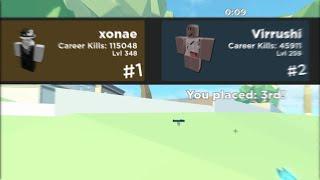 Xonae Beats a World Record... (Roblox Arsenal)