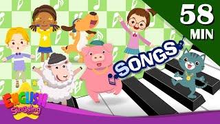 Words Songs | Learn English for Kids | Collection of Kindergarten Songs