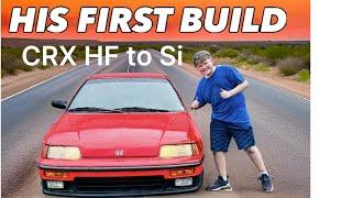 LHT’s Son Builds his CRX  - ENGINE Part -1