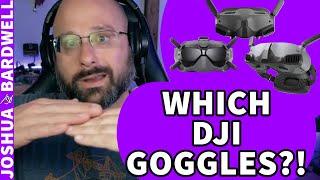 Which DJI Goggles Does Bardwell Prefer? Integra, Goggles 2, V2- FPV Questions