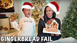 FIRST SUNDAY + GINGERBREAD HOUSE FAIL WITH KAISER | VLOGMAS  DAY 5