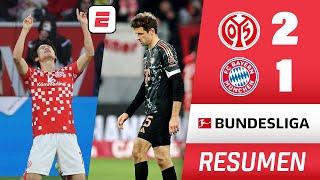 BAYERN MUNICH PERDIÓ 2-1 vs MAINZ de forma sorpresiva y PONE BUENA la BUNDESLIGA | RESUMEN