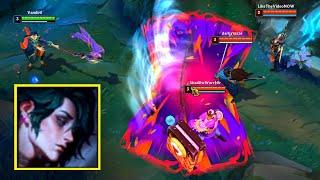 Hwei Abilities vs Yasuo W, Braum E & Samira W