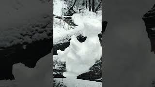 Необычные снеговики Unusual snowmen  #winter #зима #beautiful #handmade #like #happy #snow #снег